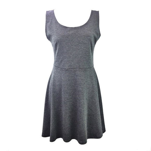 Vibe Dresses & Skirts - Vibe Gray Skater Tank Dress Size Large
